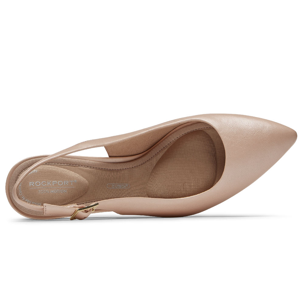 Rockport Pumps Damen Rosa - Total Motion Pointed Toe Sling - TFYEVN125